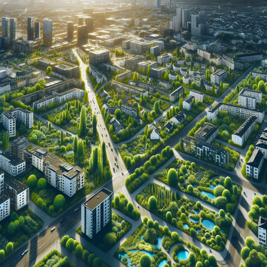 Einfluss von Grünflächen auf Bodenrichtwert in München Aubing-Lochhausen-Langwied